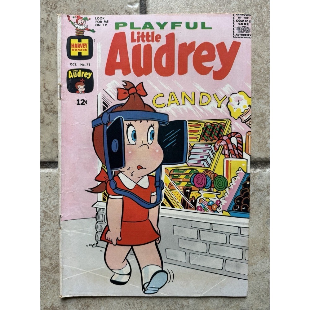 Playful Little Audrey 78 1968 Harvey Comics Silver Age Vintage Cartoon Humor